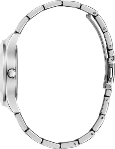 Gros plan sur le cadran bicolore de la Guess GW0675L1