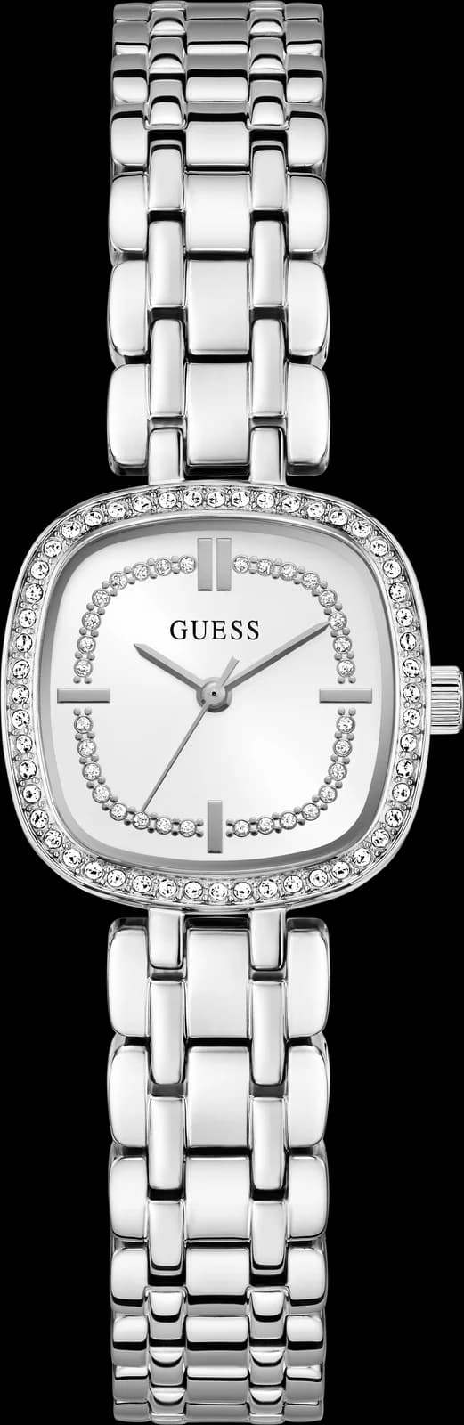Montre Guess Hazel GW1018L1 femme cadran blanc, vue de face