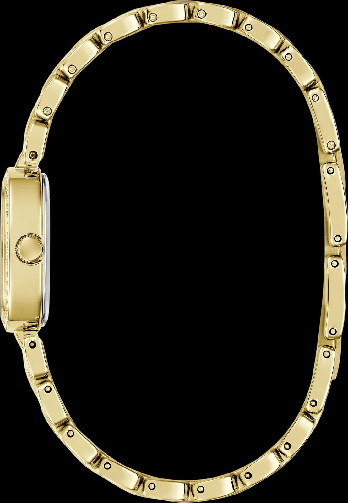 Montre Guess Hazel GW1018L2, vue de profil du boîtier 25 mm