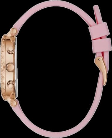 Gros plan sur le cadran blanc de la Guess GW0113L4