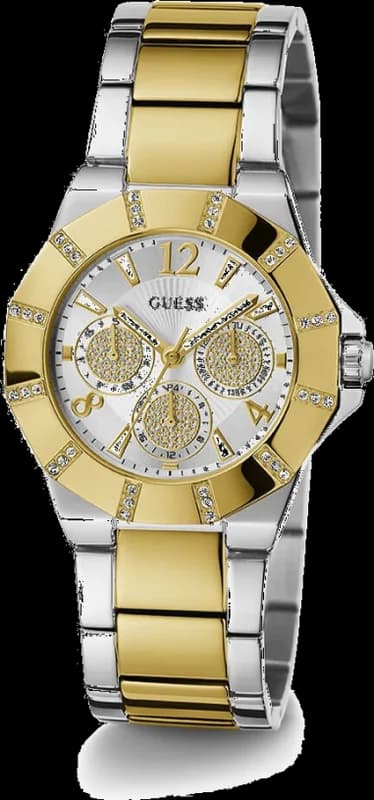 Guess Sunray GW0616L2 Bicolour Steel Bracelet Multifunction Dial Women's Watch vue 6