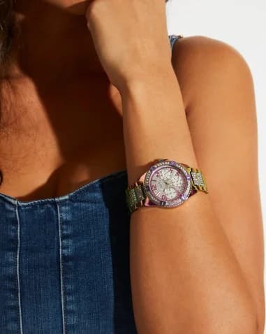Maillons et fermoir du bracelet acier, Guess GW0044L1