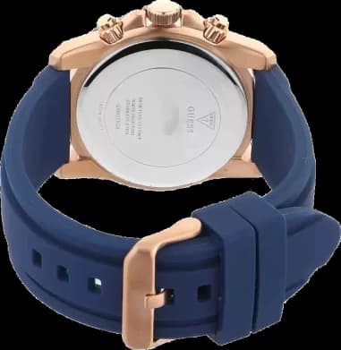 Guess GW0211G4 Blue Dial Blue Silicone Strap Multifunction Men's Watch vue 4