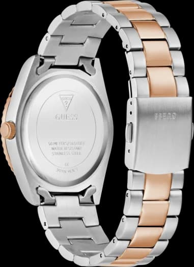 Guess GW0265G13 côté fond de boîtier bicolore