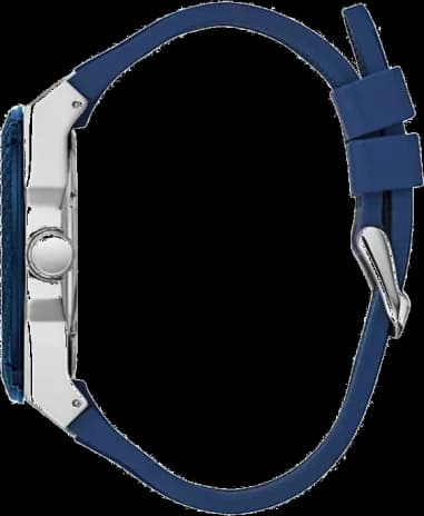 Gros plan sur le cadran gris de la Guess W1049G1