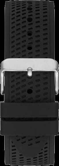 Montre Homme Guess Trophy GW0333G1 bracelet silicone noir cadran multifonction vue 4
