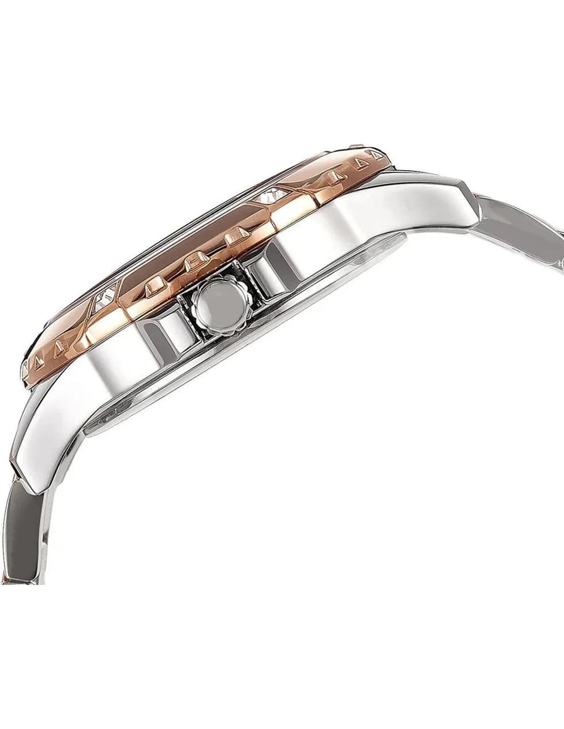 Guess W0443L4 vue de côté, bracelet acier