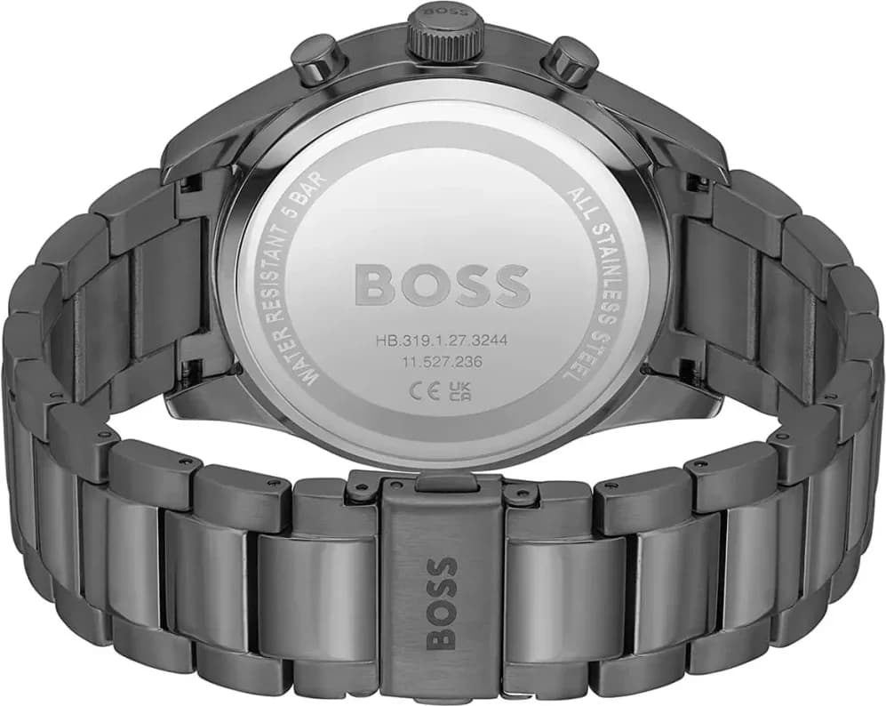 Hugo Boss 1513991 côté fond de boîtier gris