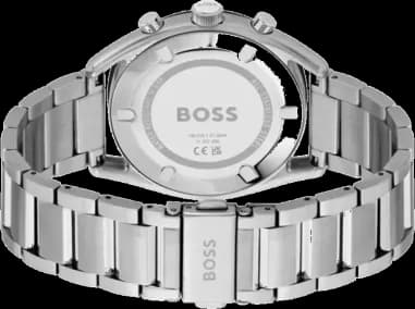 Hugo Boss 1514093 côté fond de boîtier argent