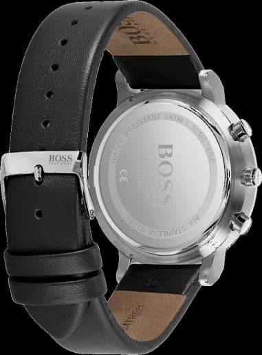Hugo Boss 1513777 côté fond de boîtier argent