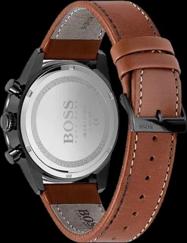Hugo Boss 1513851 côté fond de boîtier noir