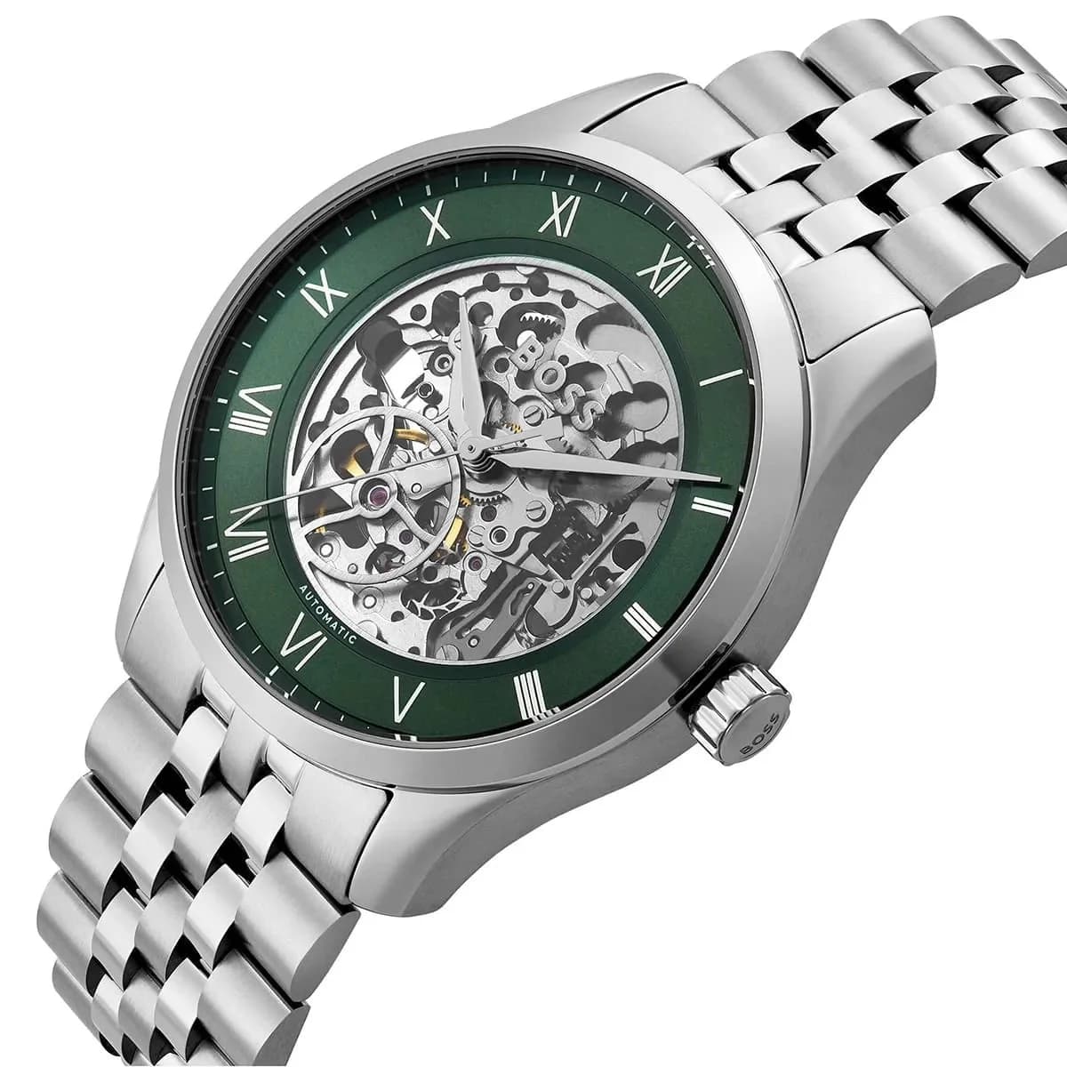 Montre Hugo Boss 1514236 homme détail cadran vert