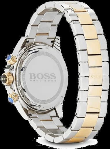 Gros plan sur le cadran blanc de la Hugo Boss 1512960