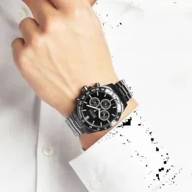 Montre Hugo Boss 1512961 Ikon en Acier Noir 44mm vue 4