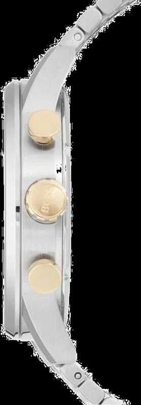 Gros plan sur le cadran blanc de la Hugo Boss 1513499