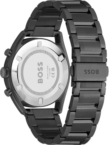 Hugo Boss 1514095 Black Steel and Bronze Dial Watch vue 4