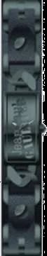 Jean Paul Gaultier 8502902 montre homme, avec cadran noir et bracelet cuir