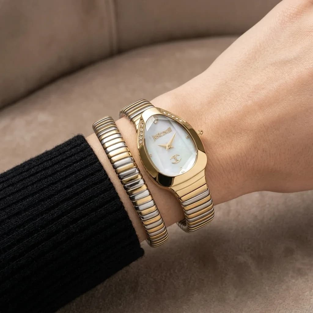 Montre Just Cavalli JC1L208M0065 Bicolore Cadran Nacre vue 5