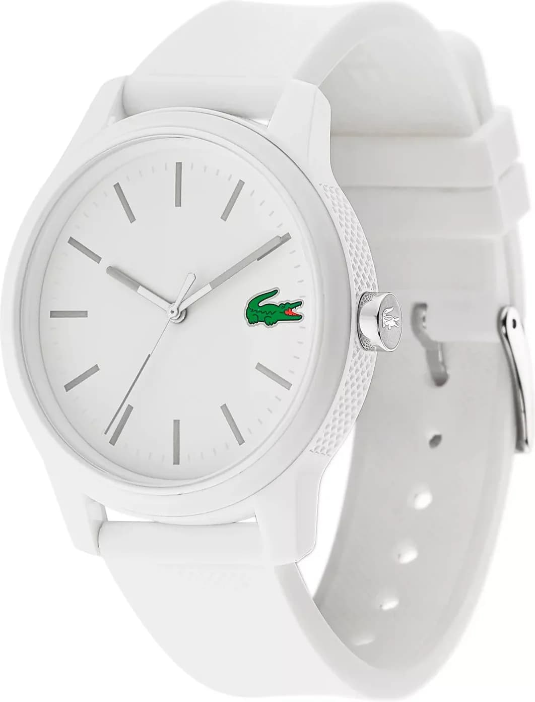 Lacoste 2010984 White Silicone Watch - 12.12 Collection vue 3