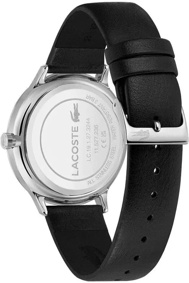 Montre Lacoste 2011226 Bracelet Cuir Noir et Cadran Multifonctions vue 4