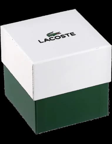 Gros plan sur le cadran rose de la Lacoste 2001152