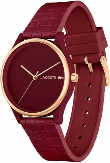 Lacoste 2001283 vue de côté, bracelet silicone