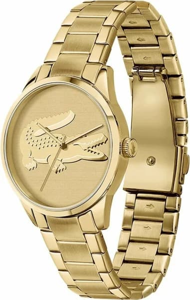 Lacoste 2001175 vue de côté, bracelet acier
