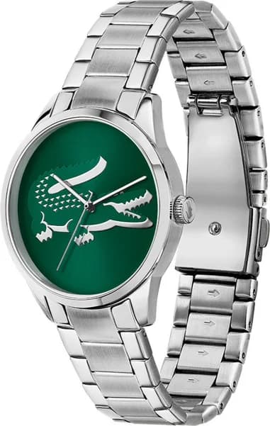Lacoste 2001190 vue de côté, bracelet acier