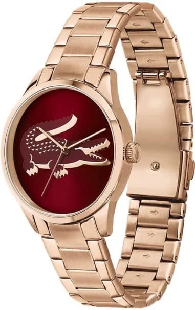 Lacoste 2001191 vue de côté, bracelet acier