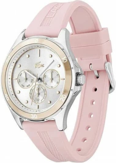 Lacoste 2001245 vue de côté, bracelet silicone