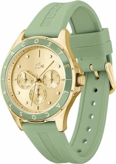 Lacoste 2001298 vue de côté, bracelet silicone