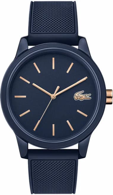 Lacoste 2011011 montre homme, cadran bleu, bracelet silicone sport