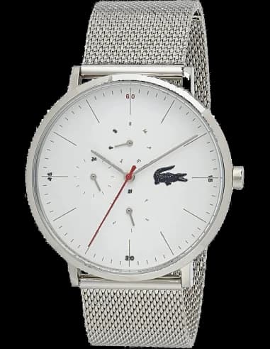 Montre Homme Lacoste 2011025 bracelet maille milanaise argentée