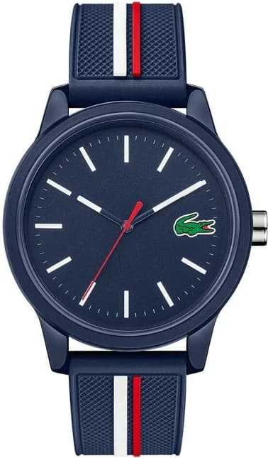 Lacoste 2011070 montre homme, boîtier résine et bracelet silicone bleu