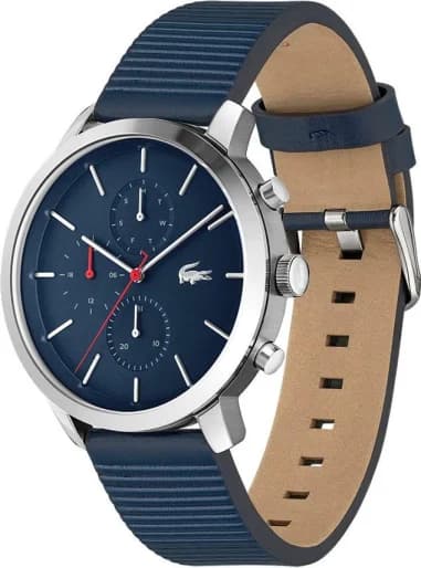 Lacoste 2011176 vue de côté, bracelet cuir