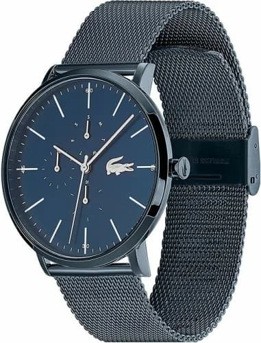 Lacoste 2011058 vue de côté, bracelet acier
