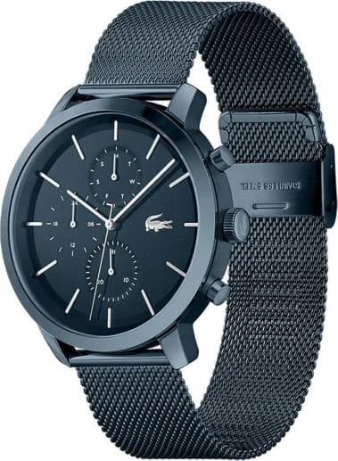 Lacoste 2011196 vue de côté, bracelet acier
