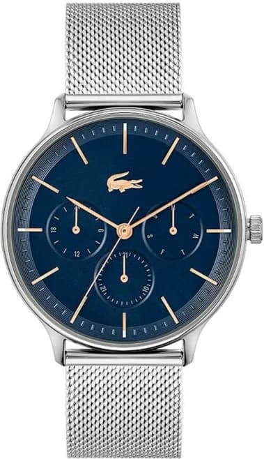 Lacoste 2011228 montre homme, au cadran bleu sur acier