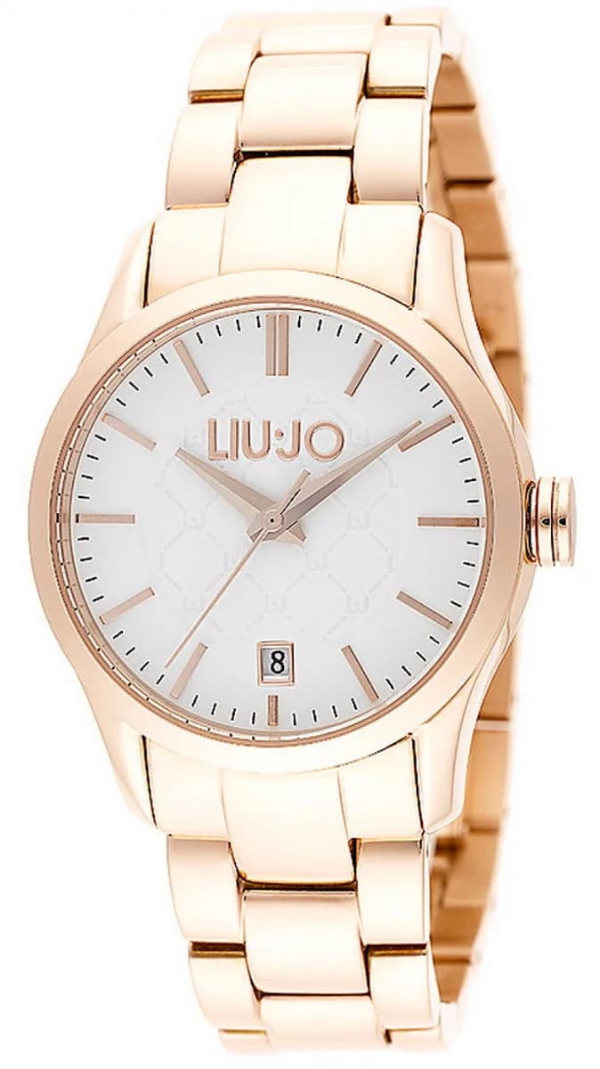 Liu Jo Luxury TLJ886 montre femme, cadran blanc et bracelet acier