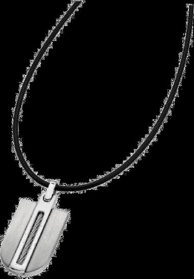 Lotus LS1635-1/1 montre homme, collier homme plaque acier chromé Lotus