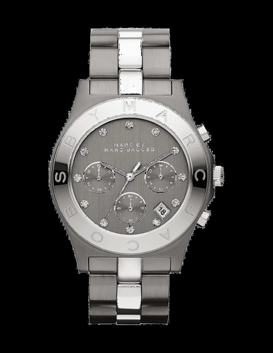 Marc Jacobs MBM3179 vue de côté, bracelet acier