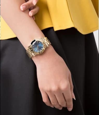 Marc Jacobs MBM3166 vue de côté, bracelet acier