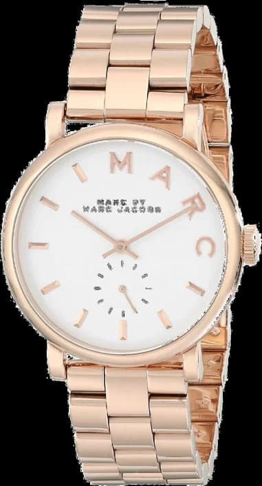 Montre Marc Jacobs MBM3244 en Acier Rose Gold avec Cadran à Lettres