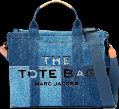 Marc Jacobs H017M06FA21-422 montre, sac à main en toile denim bleu