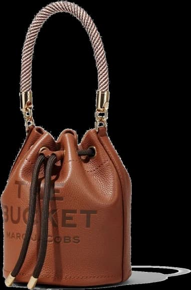 Sac Marc Jacobs The Bucket Bag en cuir de veau vue 2