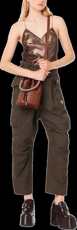 Sac Marc Jacobs The Bucket Bag en cuir de veau vue 3