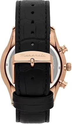 Montre Homme MASERATI R8871646001 bracelet cuir cadran multifonctions vue 4