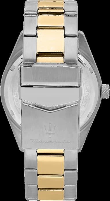 Montre Maserati R8853100027 en Acier Bicolore avec Cadran Bleu Soleillé vue 5