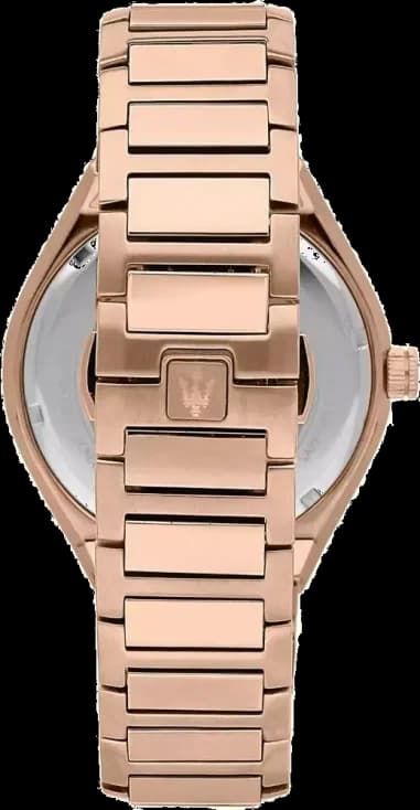 Maserati R8873642007 Stainless Steel Rose Gold and Black Dial Watch vue 5