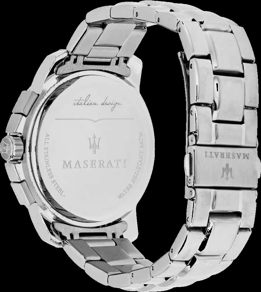 Maserati R8873621001 côté fond de boîtier argent